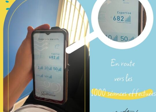 En route vers les 1000 séances effectuées