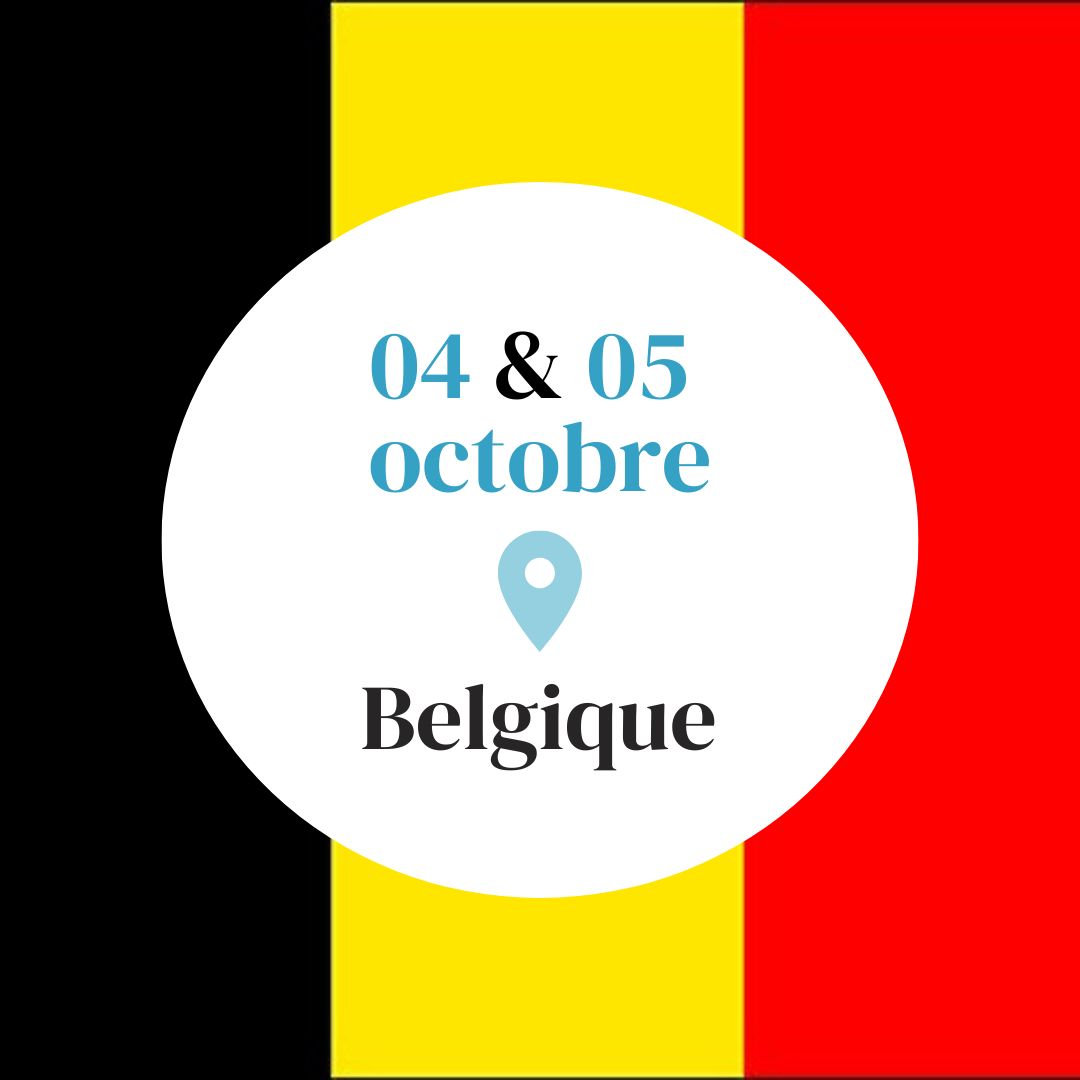Prochaine formation en Belgique – 4 et 5 octobre 2024