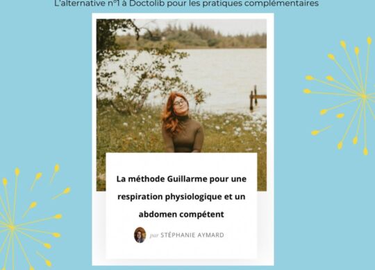“À l’aide de l’application et du matériel que vous aurez acquis (physioflow, flowbag) vous serez en complètement autonome.”