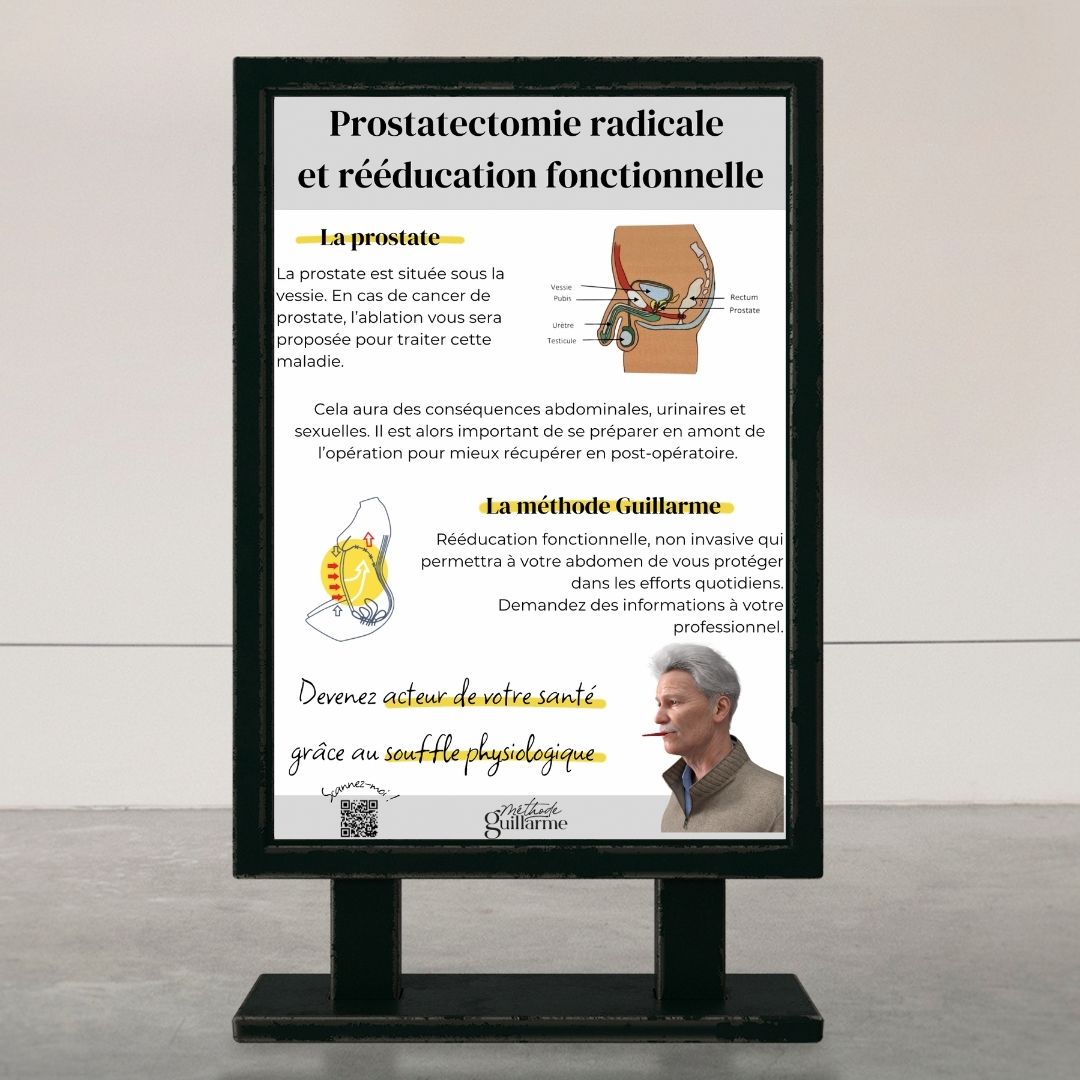 Affiche prostatectomie radicale
