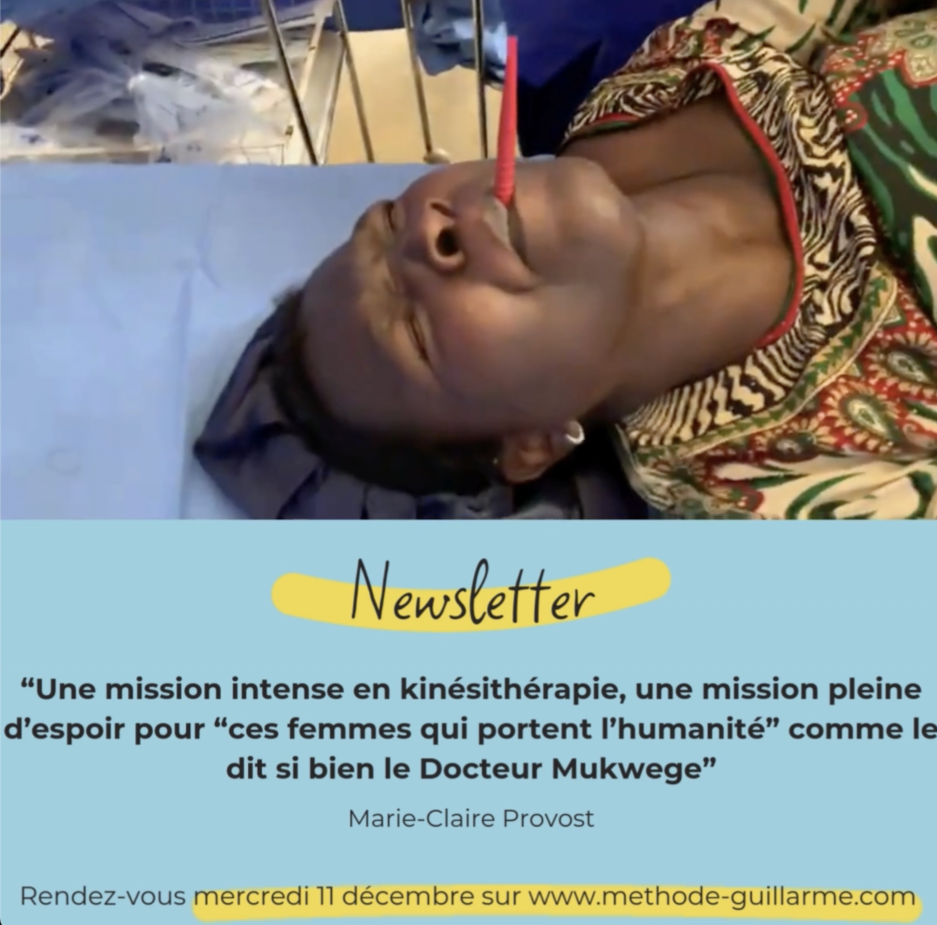 Mission humanitaire – rdv le 11 décembre – « bébé soufflé »