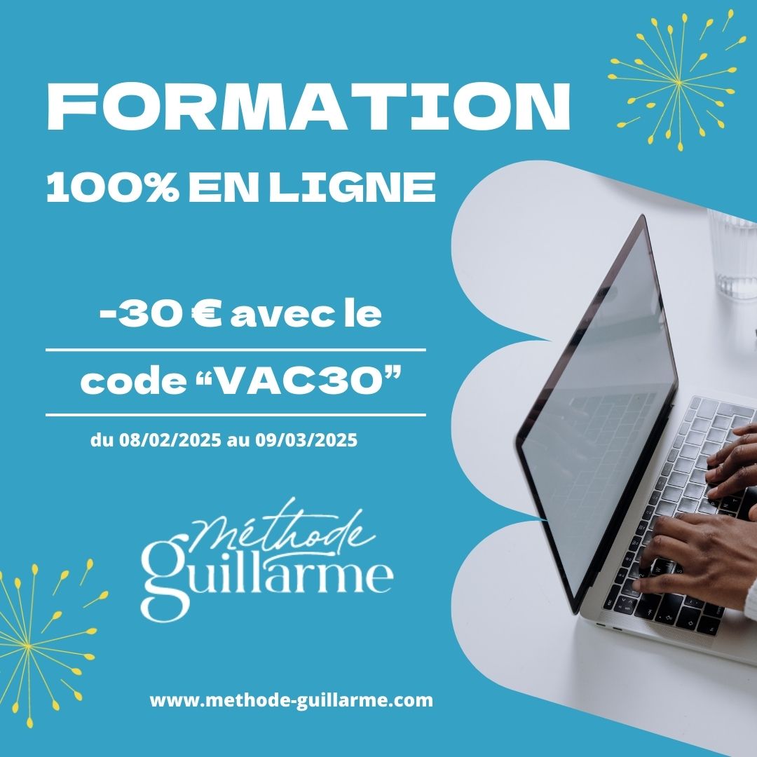 Formation en ligne – promotion Vacances