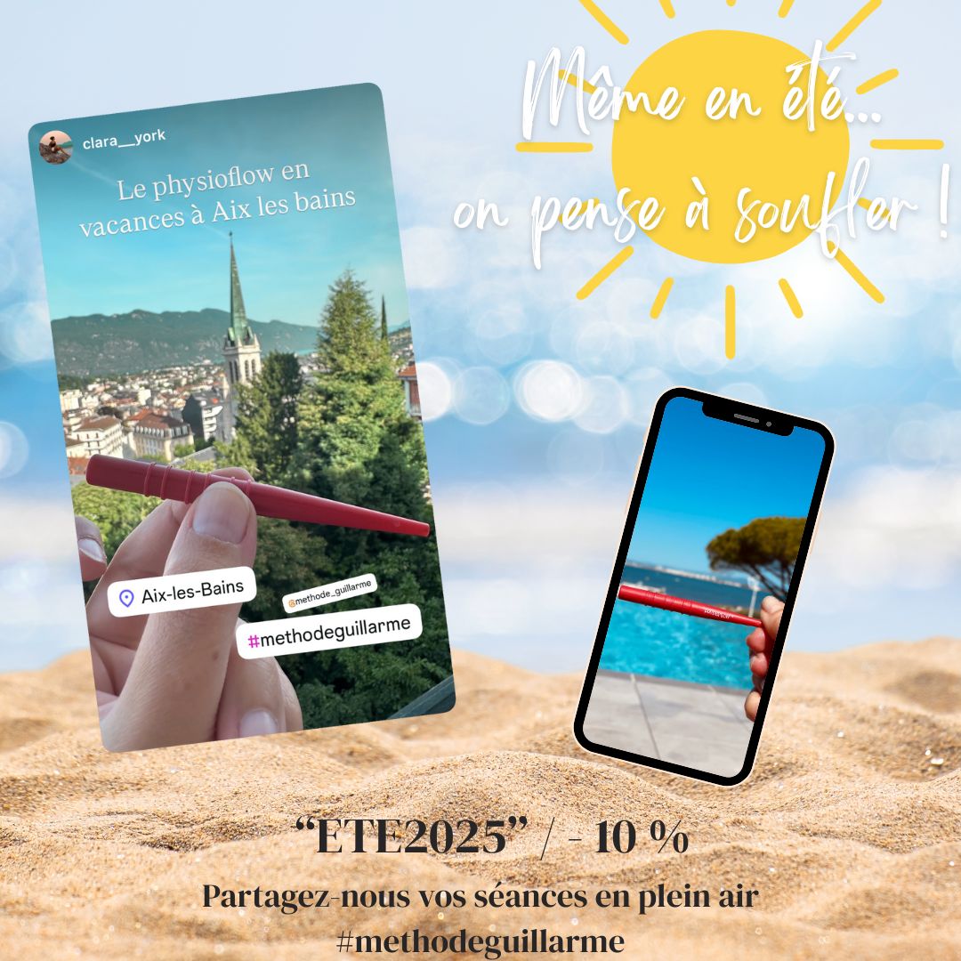🌞 Votre souffle ne prend pas de vacances 🌬️