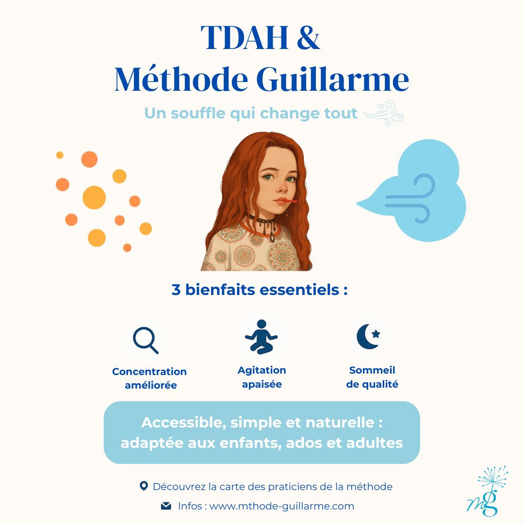 🧠 TDAH & Méthode Guillarme : quand le souffle devient thérapeutique