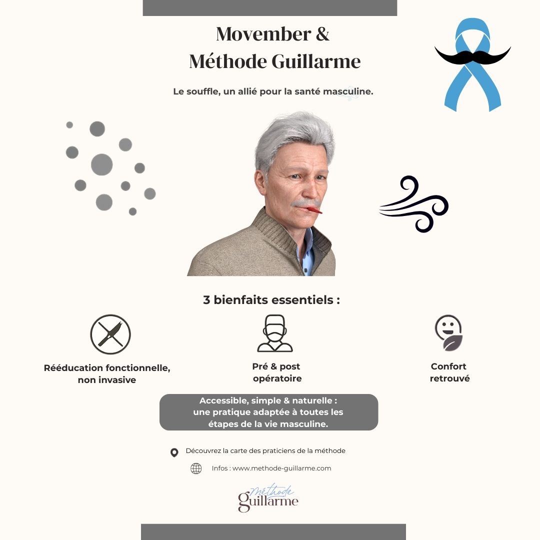 🩵 Movember – Le souffle au service de la santé masculine