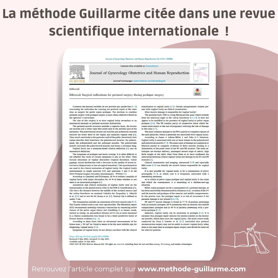 Prolapsus – revue scientifique