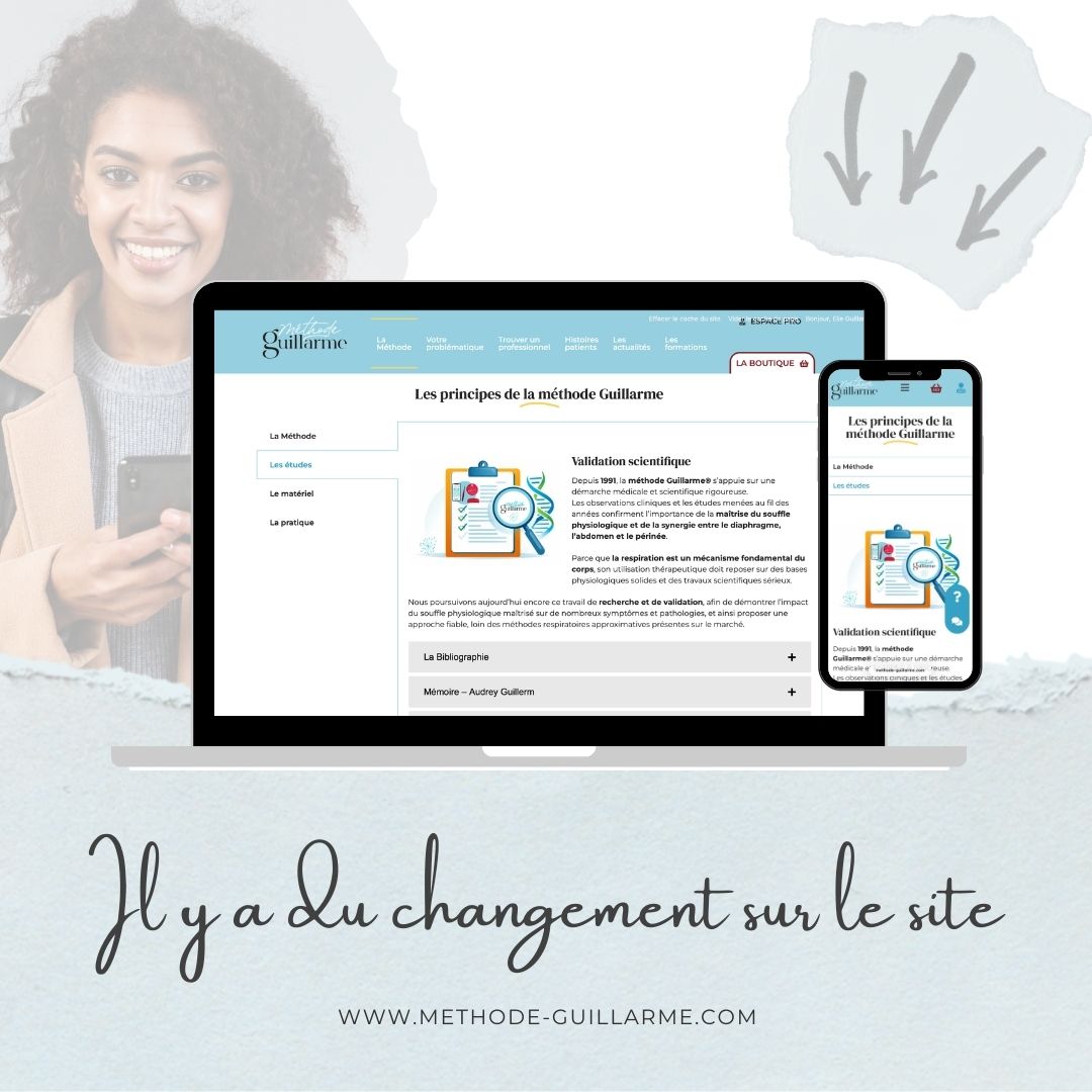🔵 Il y a du changement sur le site de la méthode Guillarme !