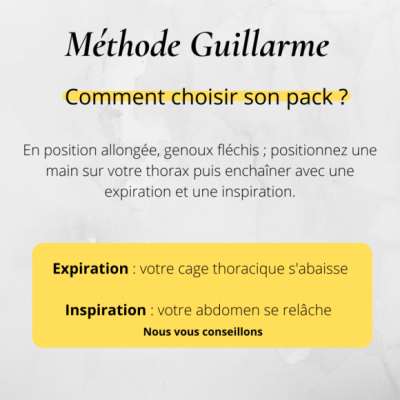 Comment choisir son pack ? Méthode Guillarme