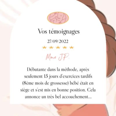 Méthode Guillarme : témoignage – grossesse