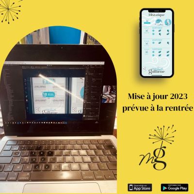 Travail sur la mise à jour de l’application
